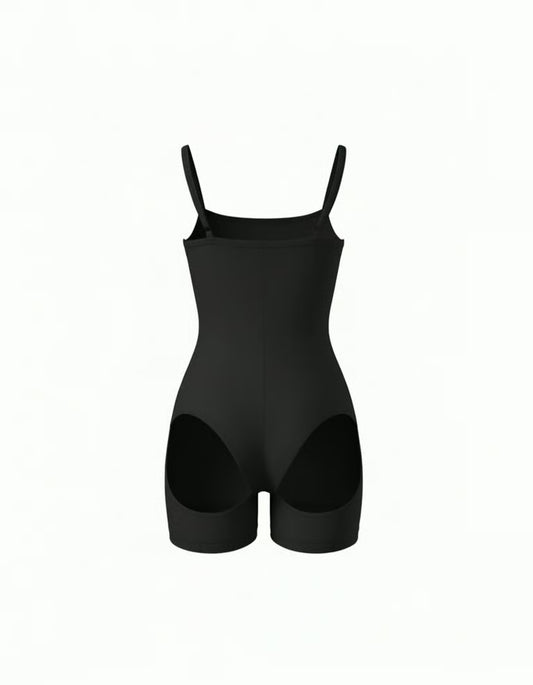 Charming Peach Bodysuit (with bicycle shorts)