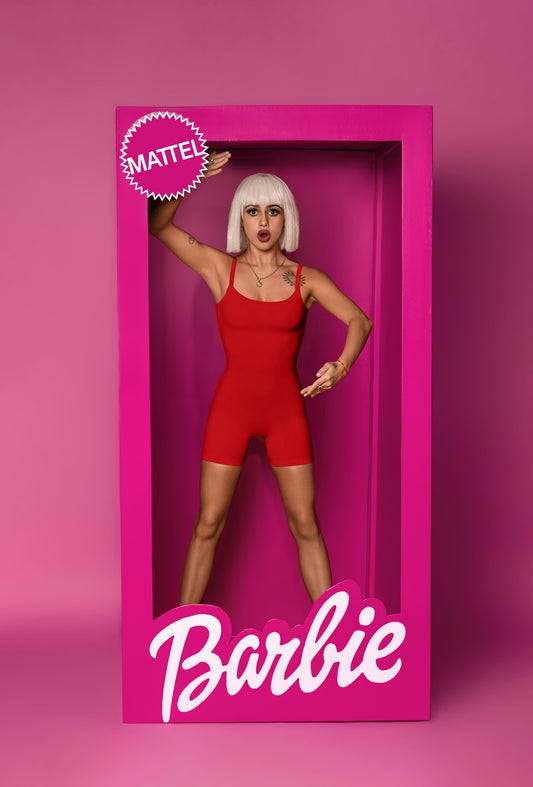 Charming Peach Bodysuit (with bicycle shorts)