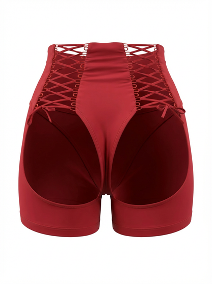 Lace Up Shorts