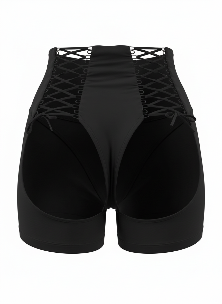 Lace Up Shorts