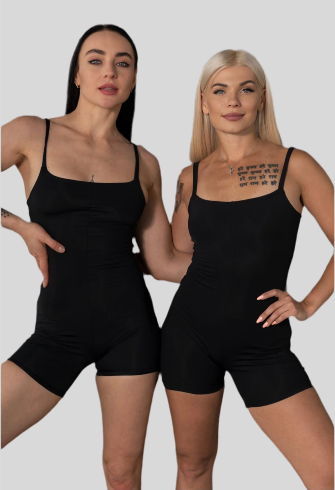 Charming Peach Bodysuit (with bicycle shorts)