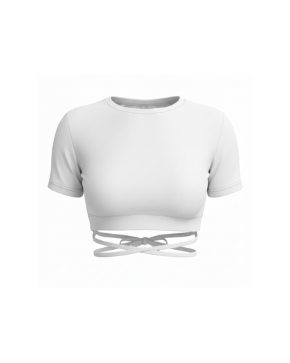 Cross Tie Tee Top