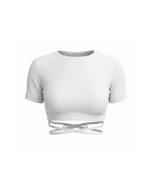 Cross Tie Tee Top