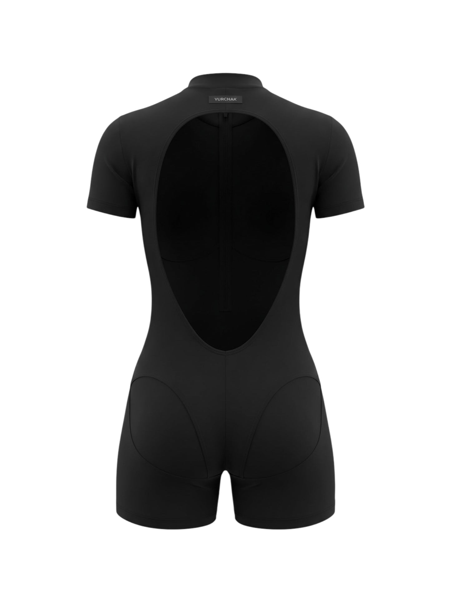 Zip-Up Modest Peach Playsuit