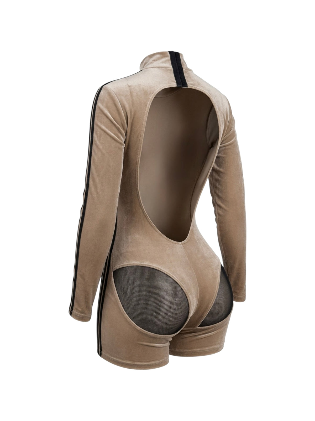 Black Eyed Peach Long Sleeve Playsuit