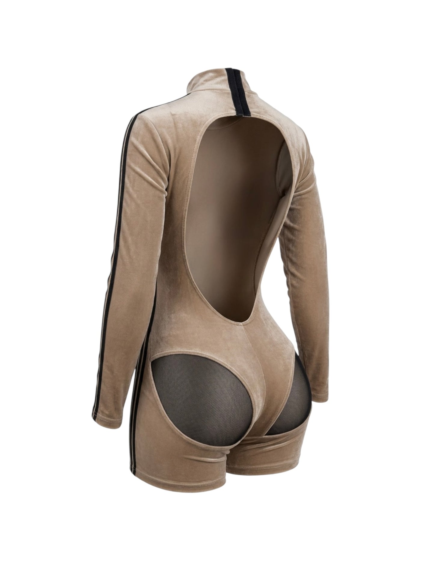 Black Eyed Peach Long Sleeve Playsuit