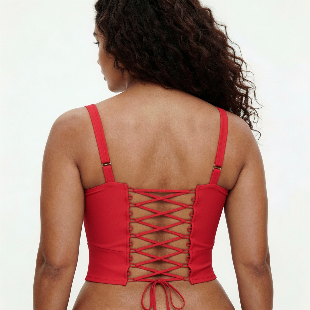 Lace-Up Booby Horizon Top